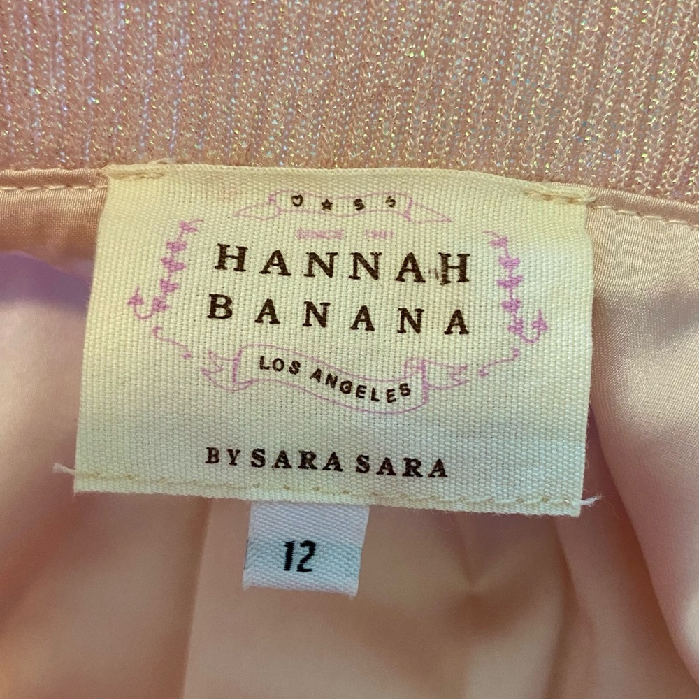 Hannah Banana Shimmering Pink Dress